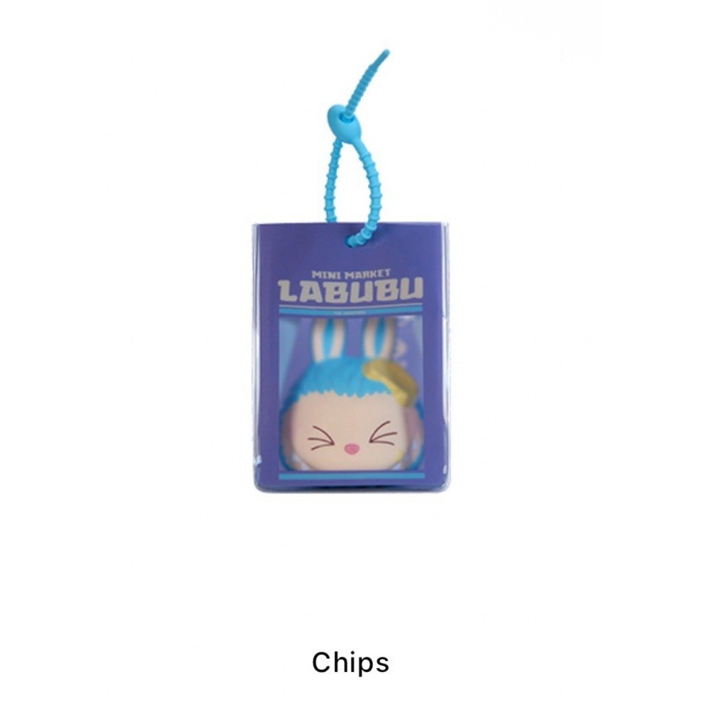 POP MART AUTHENTIC LABUBU THE MONSTERS Wacky Mart Pinch Pendant - CHIPS‎ - US
